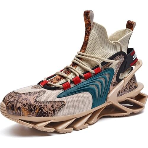 Trendy Running Shoes Mens Sneakers Colorful Upper Blade Bottom Chaussures Pour Hommes Zapatos De Hombre New Listing 2021