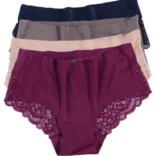 New Arrivals Lace Women Panties Fashion Underpants Seamless Briefs Cotton Crotch Mid Waist Woman Underwear Sexy Lingrie