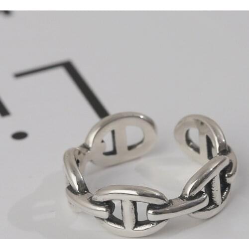 New Trendy Charm Hollow Chains Rings For Women Men Boho Knuckle Party Rings Punk Cocktail Jewelry Girls Gift anillos bijoux