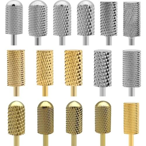 Wholesale Nail Drill Bit Carbide Manicure Cutter For Manicure Drill Machine Cutter Nail Bit Milling Cutter Nail File Accessories