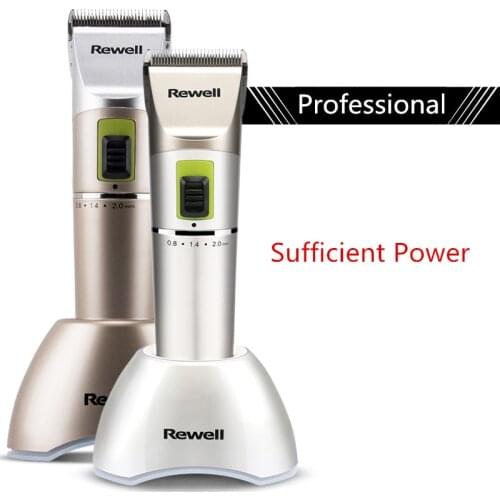 Professional hair trimmer Rechargeable electric clipper machine Shaving hair care styling Ceramic blade Fine-tuning 100-240V