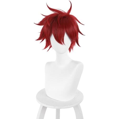 SK8 the Infinity Reki Kyan Cosplay Wigs Brown Red Hair C00420
