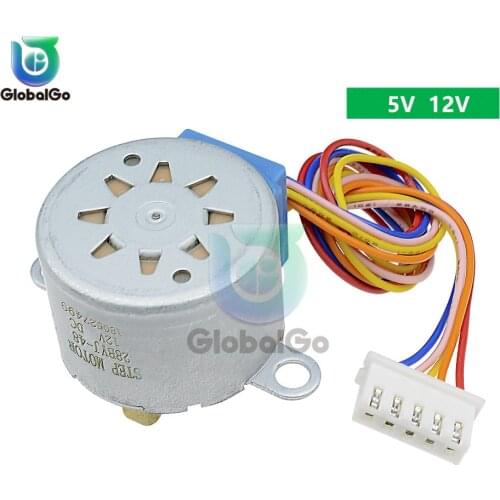 Smart Electronics 28BYJ-48 5V 12V 4 Phase DC Gear Stepper Motor Driver 28byj 28byj48 28byj-48-12V Step Motor
