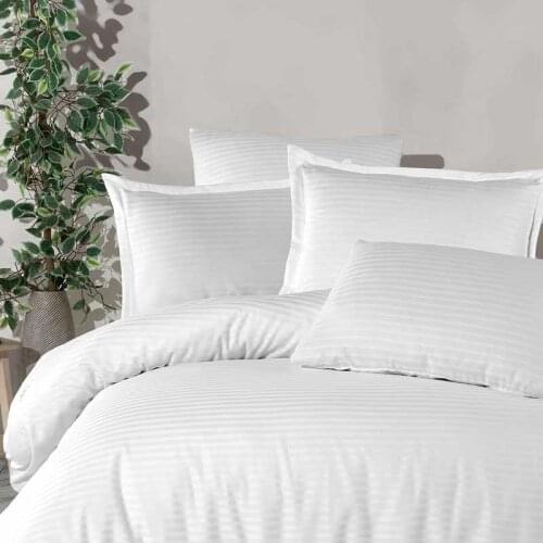 Via Bianco Jacquard Bed Linen