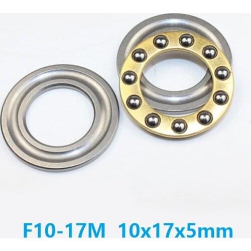 100pcs F10-17M Axial Ball Thrust Bearing 10x17x5 mm bearing Plane thrust ball bearing 10*17*5mm