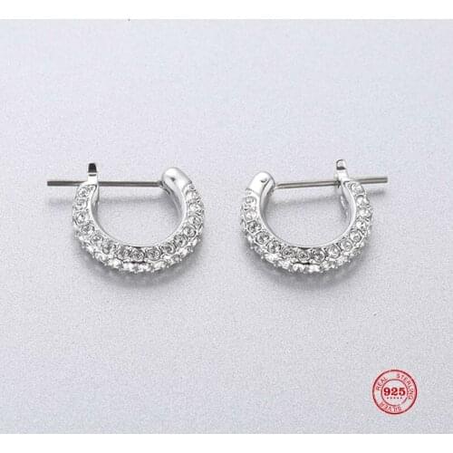 2020 New Fashion Charm Sterling Original 1:1 Engraving, Simple Ring Elegant Generous Earrings Women Luxury Jewelry Gift