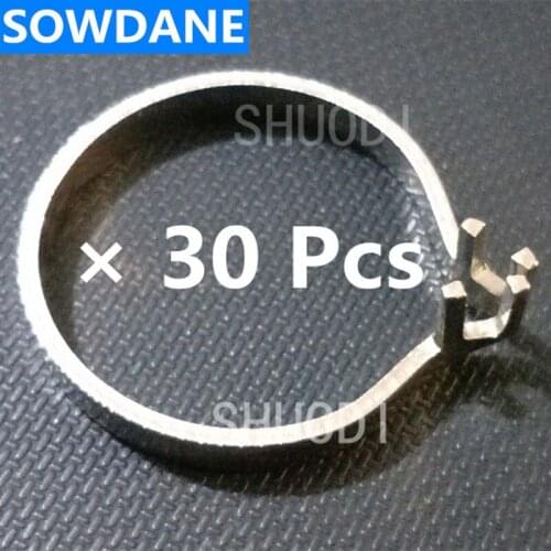 30 Pcs of Metal Ring Holder for Placing Matrice Dental Sectional Contoured Matrices Matrix Ring Delta Wedges Wedge