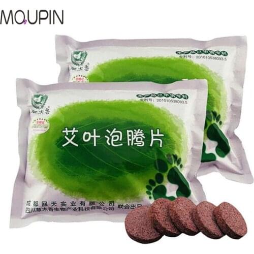 40Pcs Soak Foot Bath Powder Kits Natural Chinese Medicine Foot Care Tool Effervescent Tablets Help Sleeping Remove Moisture