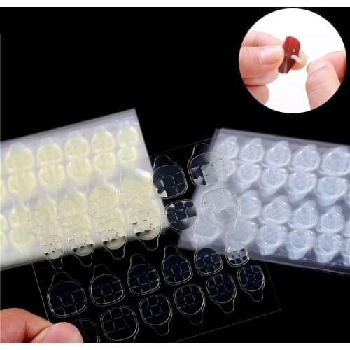5/10 Sheets Double Sided False Nail Art Adhesive Tape Glue Sticker DIY Tips Fake Nail Acrylic Manicure Gel Makeup Tool