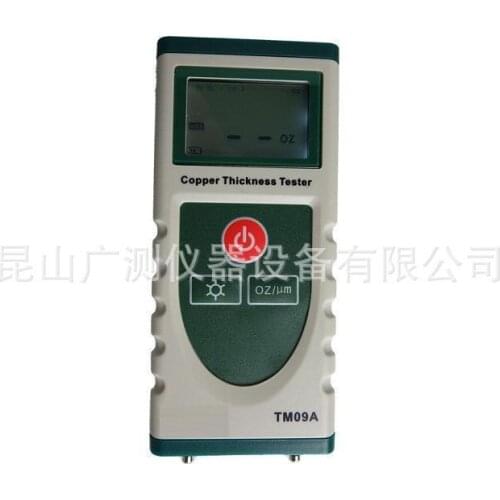TM09A digital copper clad laminate testing instrument PCB copper foil thickness gauge