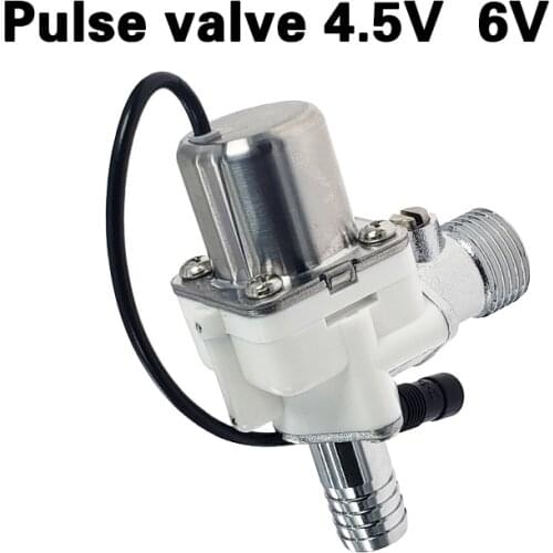 Electric with adjustment Pulse valve 4.5V 3V dc water valve G1/2 inch Urinal pulse sensor faucet solenoid valve for fluid flow