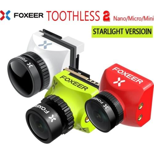 Foxeer Mini/Micro/Nano Toothless 2 CMOS 1/2 1200TVL PAL/NTSC 4:3 16:9 FPV OSD Camera Natural Image For RC FPV Racing Drone
