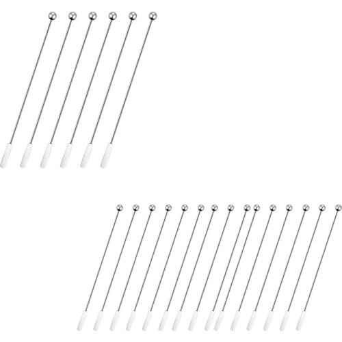 Cocktail Paddle Drink Stirrers,Stainless Steel Coffee Stirrers Beverage Swizzle Stick for Bar Party Home Office