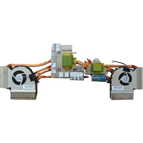 Laptop CPU Cooler Fan For MSI GE75 GL75 17E2 GTX2060 N18E-G1 CPU GPU N414 N417 Cooling Radiator Heatsink&Fan
