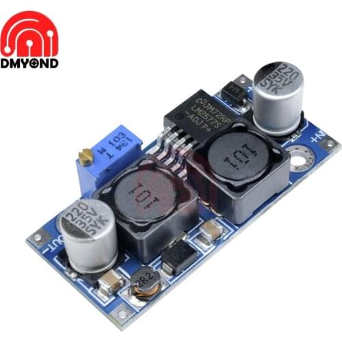 LM2577 3-35V DC-DC Auto Boost Buck Step Up Step Down Converter Module 2A 50KHz Adjustable Solar Voltage LM2577 Module 92
