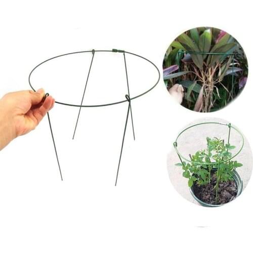 Metal Garden Support Stake Ring Peony Herbaceous Plant Flower Stand Trellis Iron Bonsai Stand Gardening Tools Vegetables Plant