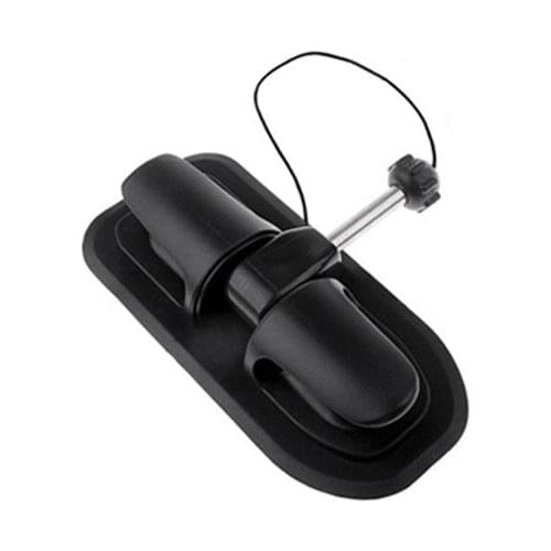 Marine Boat Black PVC Oar Lock Patch For Rowing Inflatable Boat Kayak Raft Dinghy Tie off Patch Wheel Accessories