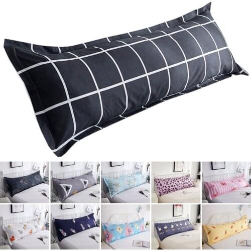 NEW Twin Bedding Pillowcase Cotton 1.2/1.5/1.8 Meters Long Pillows Case Geometric Print Bedding Sets for Lovers Wedding Pillows