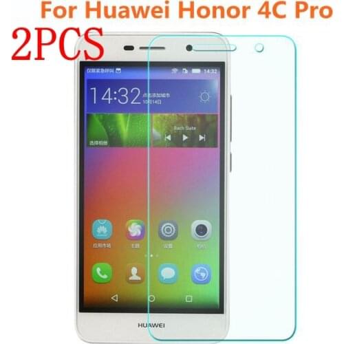 2PCS Original Tempered Glass For Huawei Honor 4C Pro Screen Protector Thoughed protective film For Honor 4C Pro 5.0 inch glass