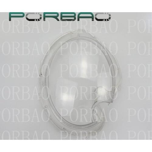 Headlight Transparent Glass Lens Cover for MINI R56 09-12 Plastic Headlamp Clear Shell Automotive Lampshade Replacement DIY