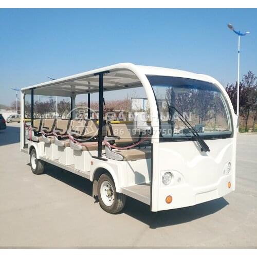 SANCHUAN-Sightseeing Car Airport Shuttle Bus 4 Wheels Electric Vehicle Scenic Area Reception Car