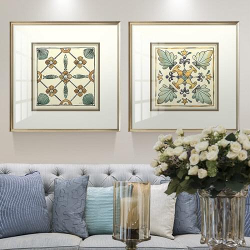 Modern Decorative Painting European and American Style Master Bedroom Abstract Painting Background Painting Restaurant Mural