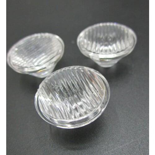 1W 3W 5W Stripe 20mm LED Lens optical pmma high power condensing led lenses 5/10/15/25/30/45/60 degree for Lamp DIY