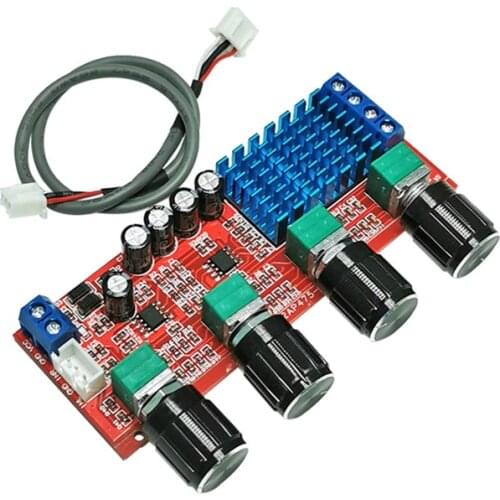 XH-M577 TPA3116D2 Audio High Power Tone Op Amps DC 12-24V Dual-channel Stereo 2 X 80W Digital Amplifier Board