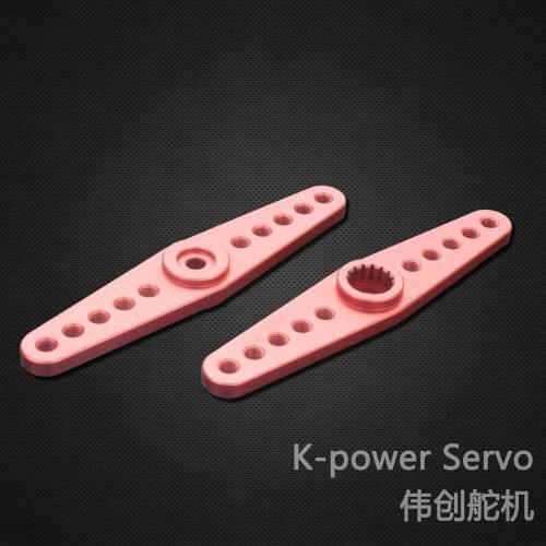 1pc RC Robot Horn Aluminum 15T Spline Red Steering Servo Arm Horn For 1:5 HPI Baja RC Model Compatible K-power DM4000 M4000