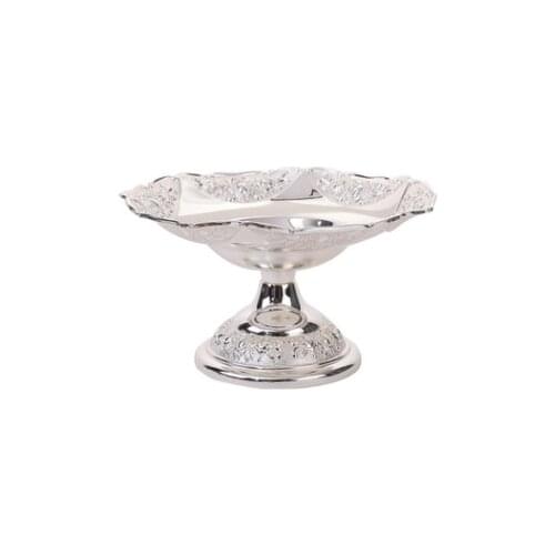 European luxury living room metal crafts creative household small fruit snacks nut plate home furnishings