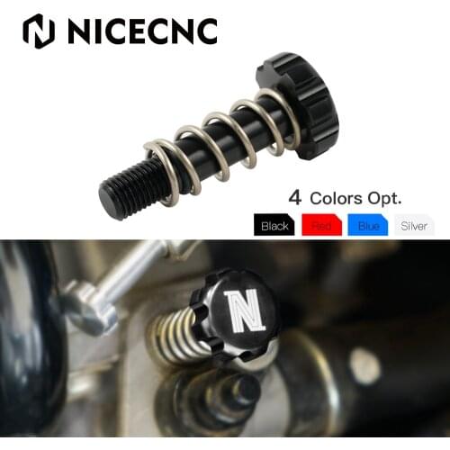 Carburetor Carb Throttle Idle Adjust Screw Nut For Yamaha Raptor 700 700R ATV Aluminum Accessories Black Blue Red Sliver