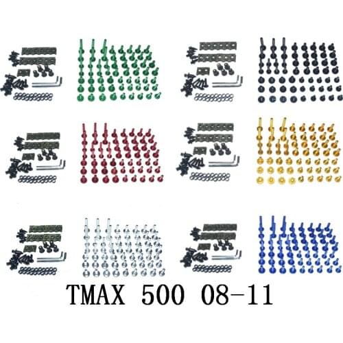 CNC Complete Fairing Bolts Bodywork Screws Nuts Kit For Fit Yamaha TMAX 500 2008-2011