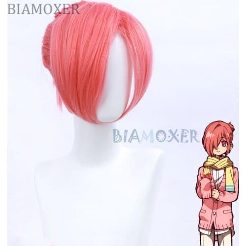 Short Wig Mitsuba Anime Toilet-bound Hanako Kun Ponytail Cosplay Costume Jibaku Shounen Heat Resistant Synthetic Hair Party Wig
