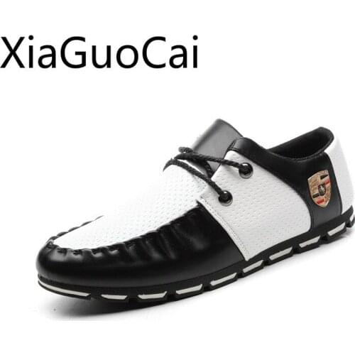 Newest Style Patchwork Mens Casual Sneakers Lace Up Mixed Colors Male Breathable Flat Casual Shoes Low Top Sneakers