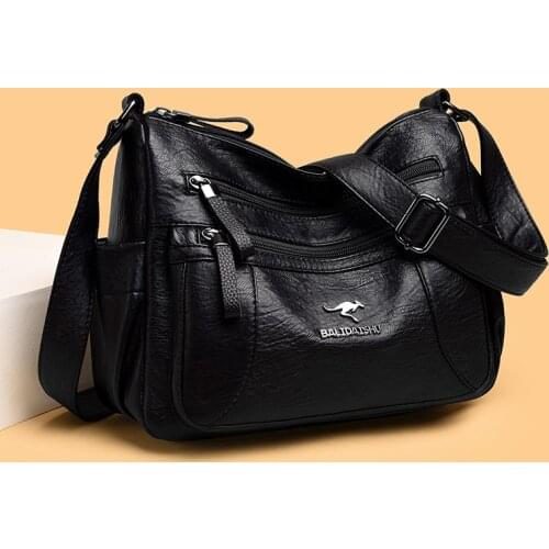 New High Quality Soft Leather Crossbody Bags For Women Luxury Handbags Women Bags Designer Ladies Hand Shoulder bags Sac A Main