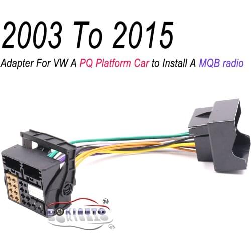 ISO Upgrade Radio Adapter FOR VW 2003 To 2015