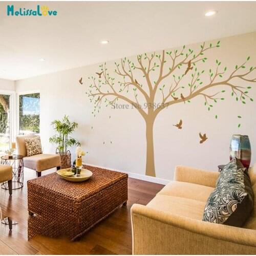 Huge Tree Wall Decal Murals Decor For Baby Room Nursery Bedroom Playroom DIY Whimsical Decoration Removable Vinyl Sticker BB821