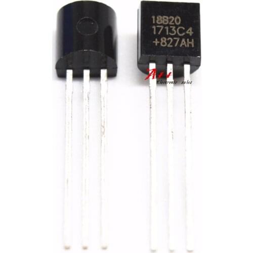 5PCS DS18B20 Programmable digital temperature transducer/temperature collection TO-92