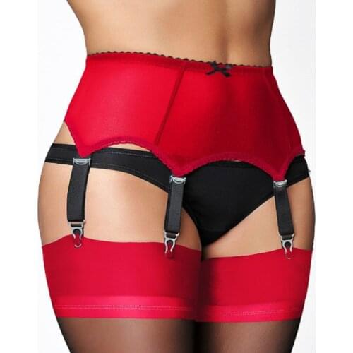 Fashion Garter Suspender Belt Women High Waist Mesh Suspender Belt Female lady Elastic Sexy Lingerie Erotic Sex Costume