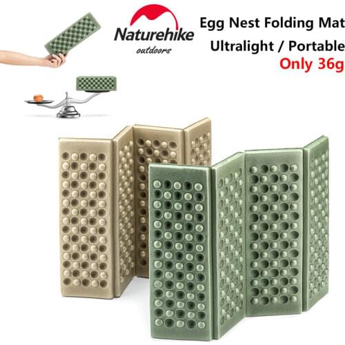 Naturehike XPE Egg Nest Folding Camping Cushion Ultralight Outdoor Waterproof Moistureproof Picnic Seat Mat Soft Travel Pad New