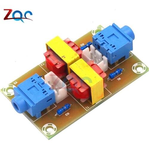 XH-M372 Stereo Audio Isolator Vehicle Common Ground Suppression Interference Noise Isolation Module Transformer Coupler
