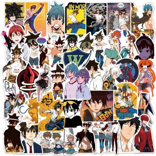 10/50PCS Hot Anime The God of High School Stickers for Laptop Luggage Motorcycle Suitcase Skateboard PVC Decals