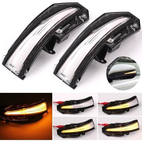 LED Dynamic Turn Signal Side Mirror Indicator Light Lamp For Toyota RAV4 XA40 13-18 Highlander 4Runner 14-19 XU50 Noah R80 Voxy