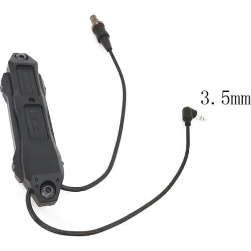 Tactical M300 M600 Flashlight Dual Control Switch 3.5MM For DBAL Hunting Pressure Switch Mount Weapon Light Control Rat Tail