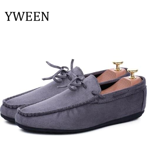 YWEEN Summer Men Shoes Breathable Fashion Casual Shoes Soft Slip On Comfort Mens Loafers Driving Mocassins