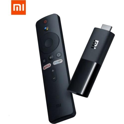 Global Version Xiaomi Mi TV Stick Android TV 9.0 Quad Core 1080P HD Audio Decoding Chromecast Netflix Smart TV Stick 1GB 8GB