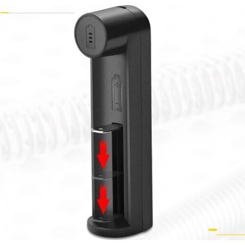 Universal USB Rechargeable Battery Charger for 3.7V Li-ion 10440/14500/14650/16340/17500/17670/18350/18500/18650/18700/22650/255