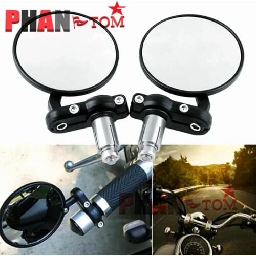 Motorcycle universal Rearview Handle bar ends 7/8" Mirrors for 200 DUKE 390 RC exc 250 300 2017 sxf 1090 1290 adventure