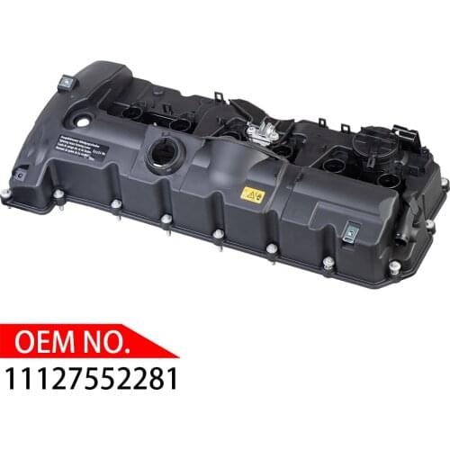 High Quality OEM 11127552281 Engine Valve Cover for BMW E60 E65 E66 E82 E90 E70 Z4 X3 X5 128i 328i 528i N52 QR01-01027