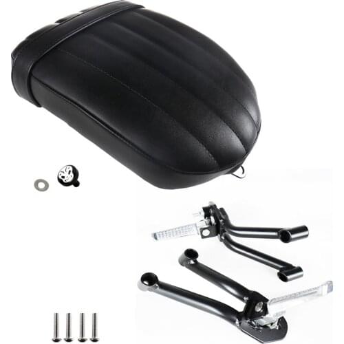 Rear Passenger Grid Seat&Bracket With Footpegs For Honda 2017-2021 Rebel CMX 300 500&ABS Models